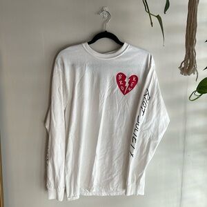 Broken hearts, riot Society, long sleeve size medium